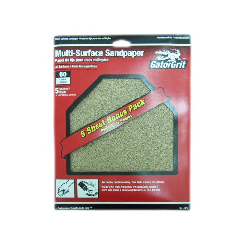 ALI 4433 GatorGrit™ Multi-Surface Sandpaper Coarse 60G