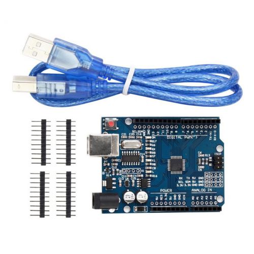 NEW ATmega328P CH340G UNO R3 Board &amp; USB Cable for Arduino DIY YF