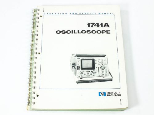 Oscilloscope Operating and Service Manual - HP 1741A