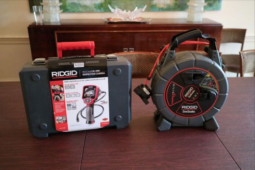 Ridgid micro drain seesnake d65s reel with camera ca300 system (40788) for sale