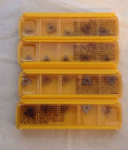 KENNAMETAL CARBIDE TURNING INSERTS TCMT2152LF KC9105 LOT OF 4 BOXES  5 PER BOX