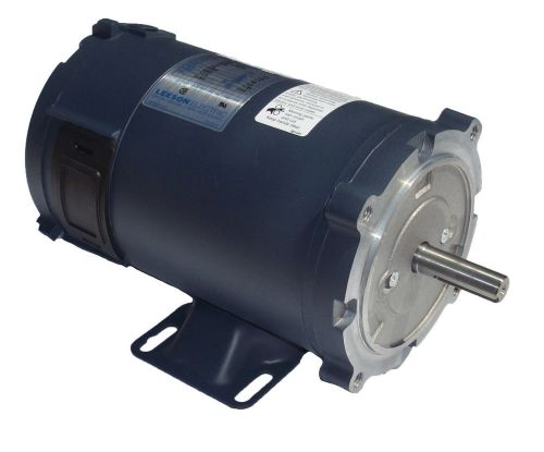 1/2 hp 2500 RPM  90 Volts DC 56C Frame TEFC Leeson Electric Motor # 098006