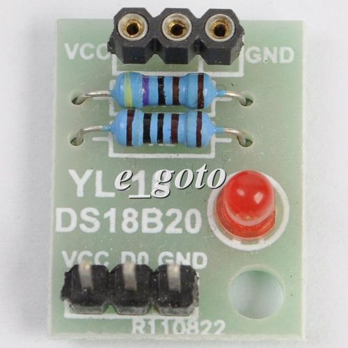 Ds18b20 temperature sensor shield without ds18b20 chip for arduino raspberry pi for sale