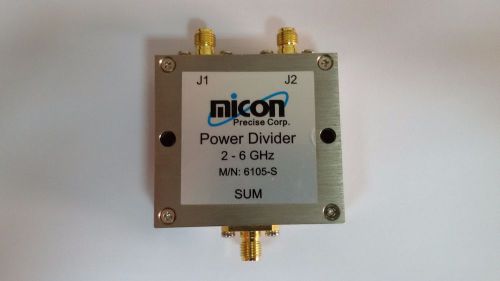LOT of 2 Power Splitter/Combiner :2 Way 50? 2000 to 6000MHz Micon