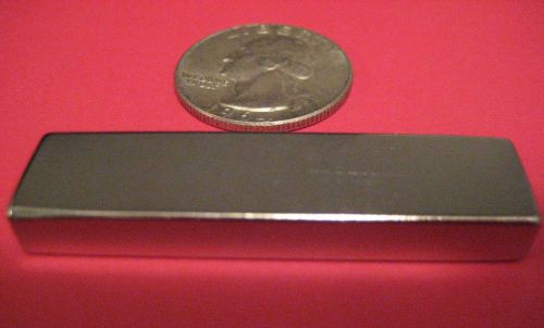 1 Jeweler&#039;s Neodymium Test Magnet 2x1/2x1/4&#034; Grade N42 Gold and Silver Tester