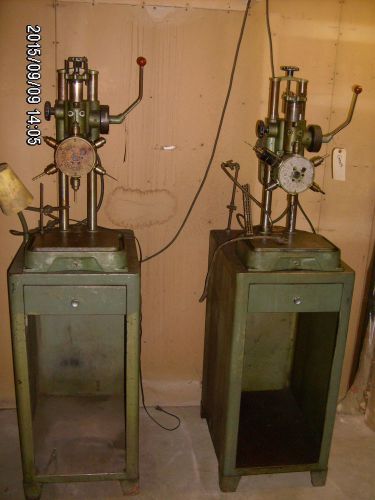 2-for-1 industrial vintage BURGMASTER Spindle Auto-Indexing Turret Drill(s) 3-ph