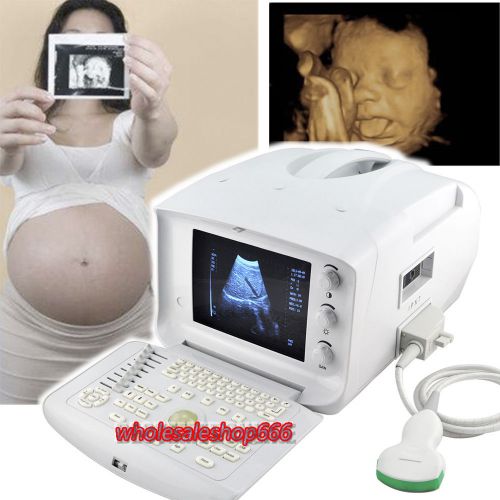 NEW Portable Ultrasound Scanner machine system CONVEX External 3D software US