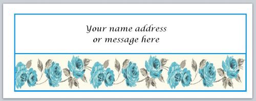 30 Personalized Return Address Labels Roses Buy 3 get 1 free (bo284)