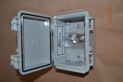 BUD Industries NBF-32002 Plastic ABS NEMA Economy Box with Solid Door  5-7/64&#034; L