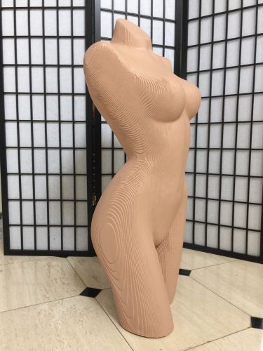 Beautiful fiberglass fashion mannequin female torso half-body for retail display for sale
