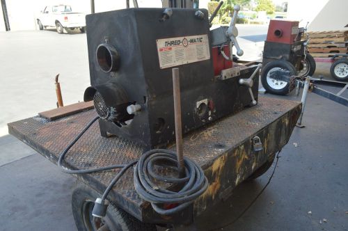 Collins 33A Thread-O-Matic Rothenberger Threading Machine 1/2&#034;-4&#034; With Trailer