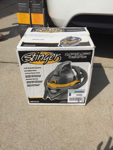 Stinger 2.5 Gal. Wet/Dry Vacuum