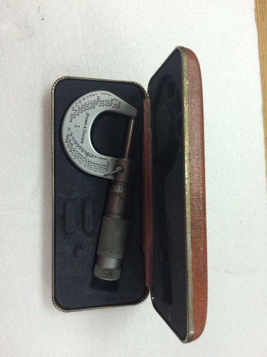 Brown and Sharp micrometer