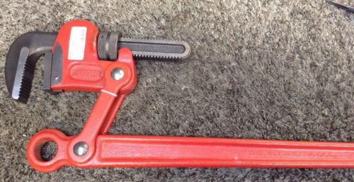 Ridgid model super four 36&#034; heavy duty compound leverage pipe wrench for sale