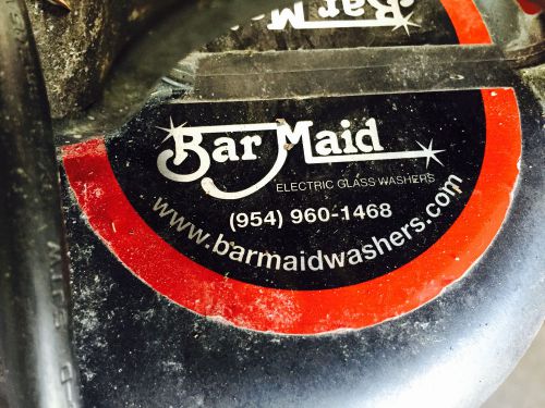 Bar Maid SS-100 Submersible 115 Volt 5-Brush Electric Glass Washer