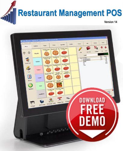 Restaurant pos system - only software - no equipment for sale