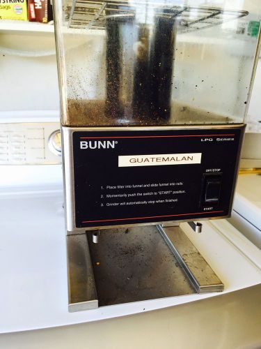Commericial coffee grinder bunn low profile grinder for sale