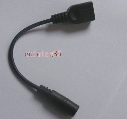 USB A 2.0 Female To DC 5.5x2.1mm Female Power Cable Supply Extension Cord 10cm