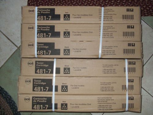 6 SETS OCE/IMAGISTICS COLOR TONER SET CM4510  481-1/2/3/7  6 EA.Y/C/M/B