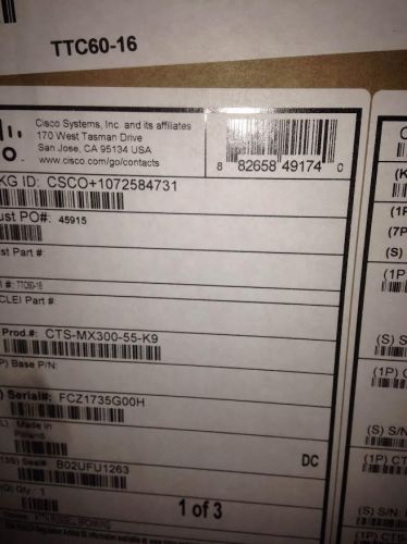 New cisco telepresence cts-mx300-55-k9 g1 video conference for sale