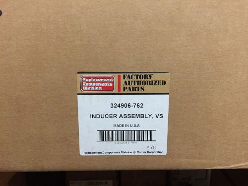 Carrier 324906-762 OEM Variable speed ECM inducer motor assembly Brand New