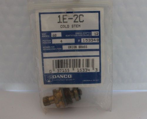 Danco faucet stem valve replacement part for union brass 1e/2c cold for sale