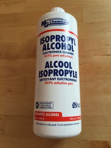 MG Chemicals 824-1L 99.9% Isopropyl Alcohol Liquid Cleaner, 945ML -1 Quart