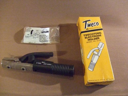 Tweco twecotong 200 amp electrode holder model no. a-532 * new in box for sale