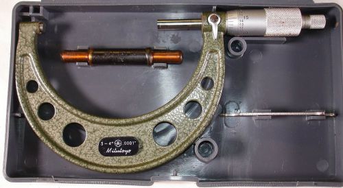 Mitutoyo Micrometer - 3-4&#034;, PN 103-218 - Used, Good Condition.
