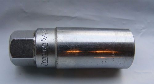 Snap on 3/8 drive 5/8&#034; 6-point socket, spark plug, standard,rubber insert s9706 for sale