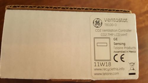 NEW In Box! GE Ventostat CO2 Ventilation Controller T8100-D