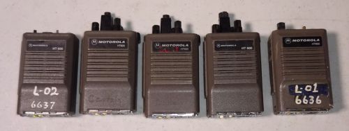 Lot of Five Motorola HT600  Handie-Talkie FM Radio