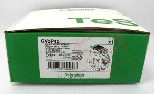 Schneider Electric Motor Circuit Breaker GV3P40 30-40A new in box