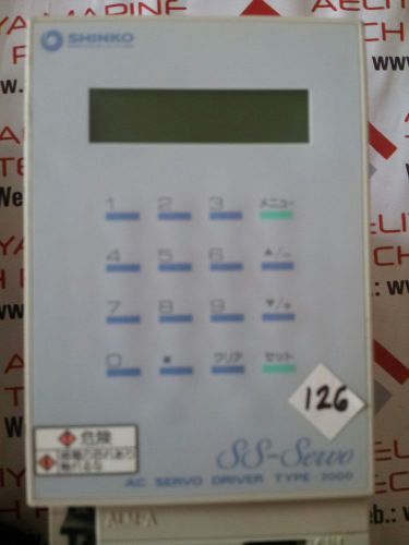 SHINKO ELECTRIC AC SERVO SSD-2220-W P/N E4705501306