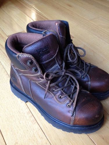 Timberland Pro Safety Womens Titan Steel Toe Work Boot Sz 7 Slip Resistant Brown
