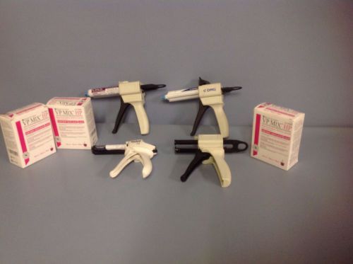 A LOT OF FOUR DENTAL IMPRESSION GUNS