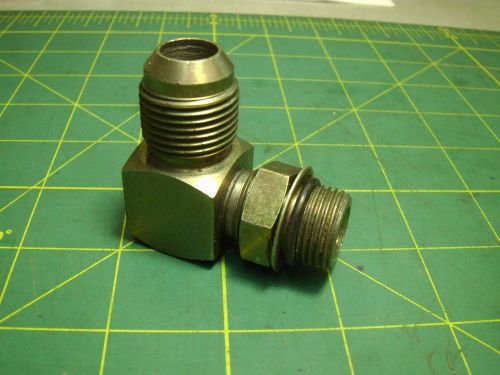 HYDRAULIC FITTING 5/8 JIC 37 DEGREE X #8 SAE ORB MALE 90 DEGREE (QTY 1) #59945