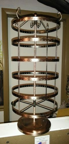 EARRING  Display Copper Jewelry  Rotating  6 tier