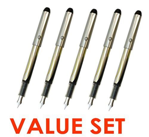 Pilot V Pen (Varsity) Disposable Fountain Pens Black Ink Small Point Value Se...