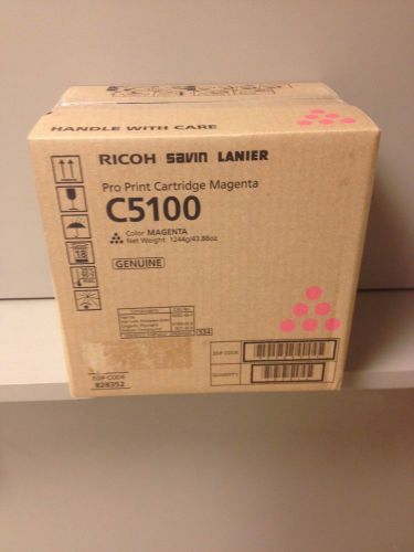 GENUINE RICOH Savin Lanier PRO C5100 MAGENTA TONER EDP Code 828352 FACTORYSealed
