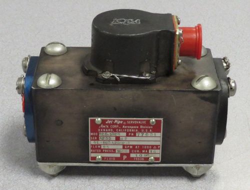 ABEX Jet Pipe Servo Valve M/N: 425-1326 P/N: 77031 S/N:  A235  R2