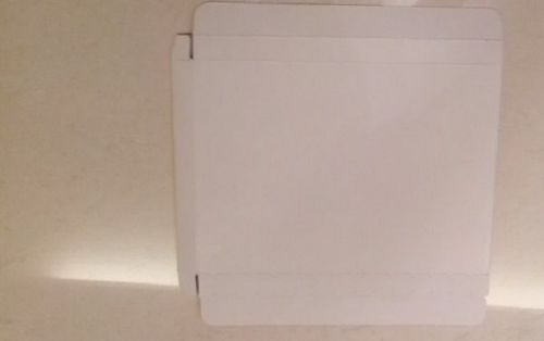 200 NEW WHITE CARDBOARD DVD CASE MAILERS JS90
