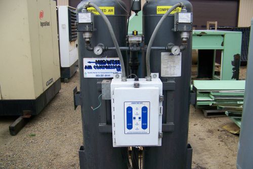 Air/tak twin tower desiccant compressed air dryer 500 cfm   115 volt -40 dewpoin for sale