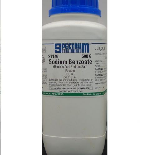High quality Spectrum Sodium Benzoate Powder F.C.C 500g