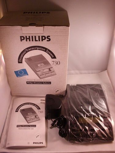 New Philips 730 Dictation Transcriber with Adapter