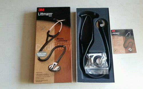 New Open Box 3M Littmann Master Cardiology Stethoscope 27&#034; 2176 Black