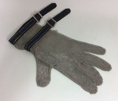 Whiting Davis Stainless Steel Mesh Food Processing Cut Resistant Glove~