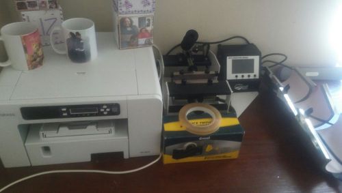Hpn signature series 4 in 1 mug press w/ tape dispenser and printer