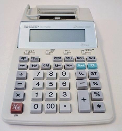 Sharp EL-1750PIII Scientific Extra Large 2 Color 12-Digit Printing Calculator