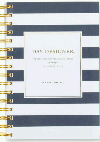 5x8 Day on a Page -  Whitney English DAY DESIGNER Blue Sky - 2016-2017 Planner
